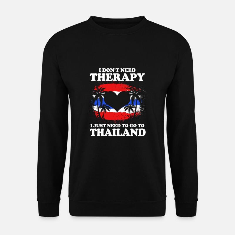 Thailand - Unisex Pullover - Schwarz