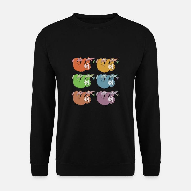 Sloth - Unisex Sweatshirt - black