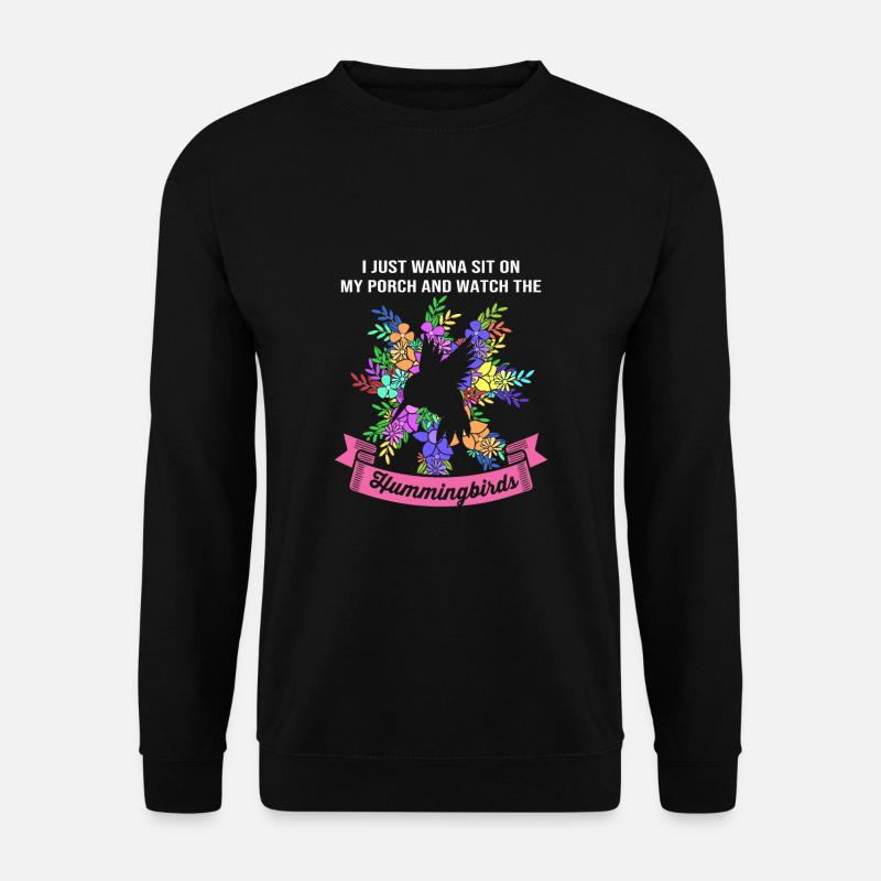 Hummingbird - Unisex Sweatshirt - black