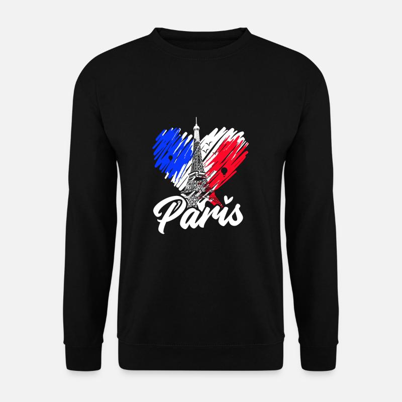 Frankreich - Unisex Pullover - Schwarz
