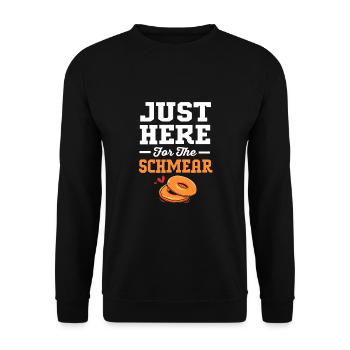 Bagel Bagels - Unisex Pullover - Schwarz - Vorne - Alina (178cm) & Michal (187cm)