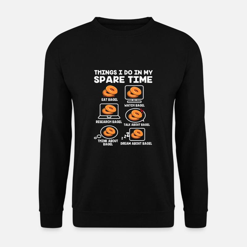 Bagel - Unisex Sweatshirt - black