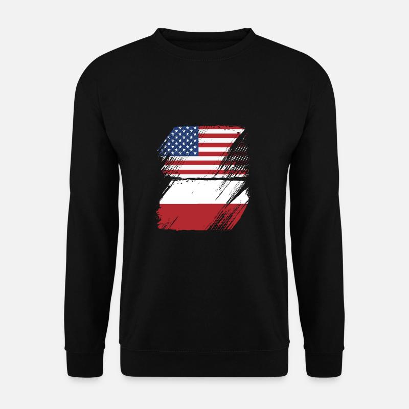 Poland Polish - Unisex Sweatshirt - black