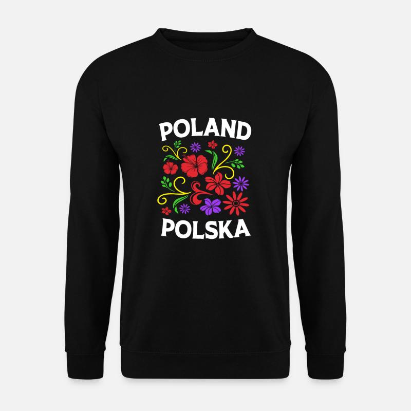 Pologne Polonais - Sweat-shirt Unisexe - noir