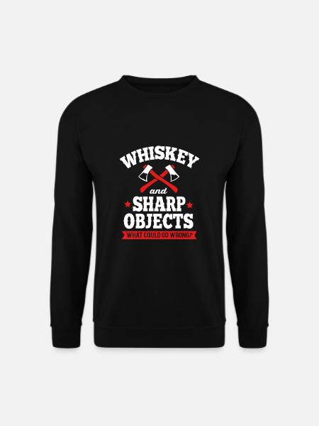 Axe Throwing - Unisex Sweatshirt - black