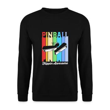 Flipper Boîte de flipper - Sweat-shirt Unisexe - noir - Devant - Alina (178cm) & Michal (187cm)