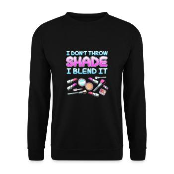 Kosmetikerin Make-up - Unisex Pullover - Schwarz - Vorne - Alina (178cm) & Michal (187cm)