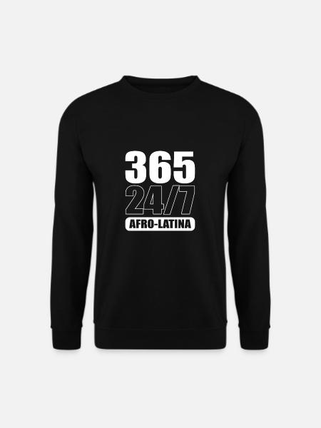 Afro Latina - Unisex Sweatshirt - black