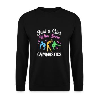 Athletics - Unisex Sweatshirt - black - Front - Alina (178cm) & Michal (187cm)