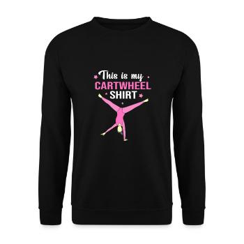 Gymnastics - Unisex Sweatshirt - black - Front - Alina (178cm) & Michal (187cm)