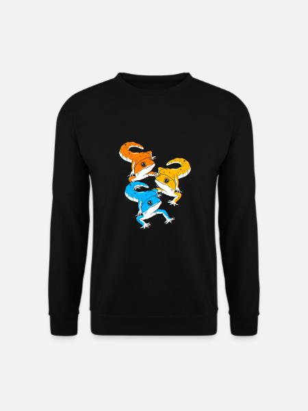 Gecko léopard - Sweat-shirt Unisexe - noir
