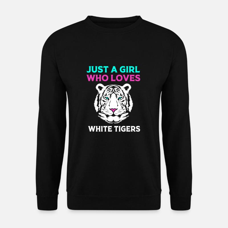 White Tiger - Unisex Sweatshirt - black
