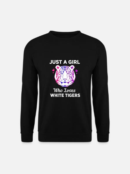 White Tiger - Unisex Sweatshirt - black