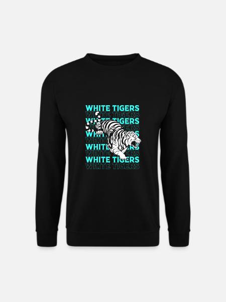 White Tiger - Unisex Sweatshirt - black