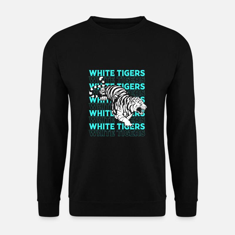 White Tiger - Unisex Sweatshirt - black