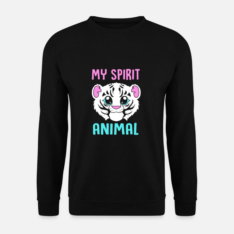 White Tiger - Unisex Sweatshirt - black