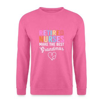 Krankenschwester Rente - Unisex Pullover - Pink - Vorne