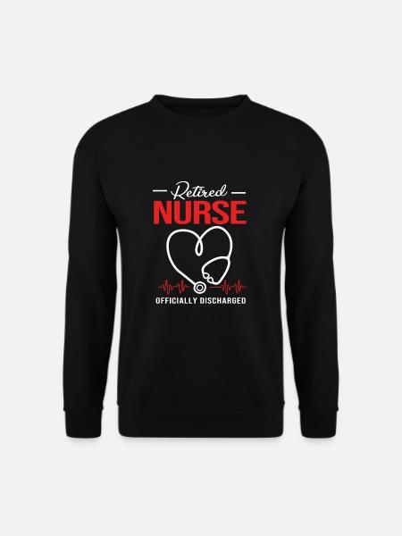 Krankenschwester Rente - Unisex Pullover - Schwarz