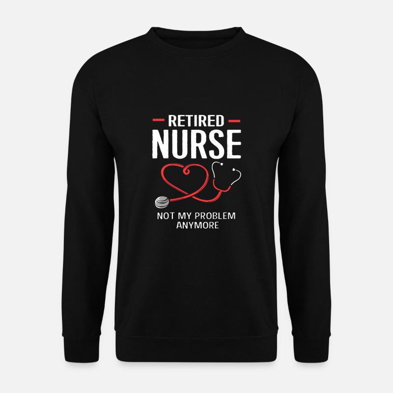 Pension d’infirmière - Sweat-shirt Unisexe - noir