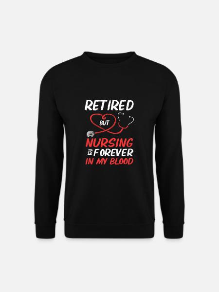 Krankenschwester Rente - Unisex Pullover - Schwarz