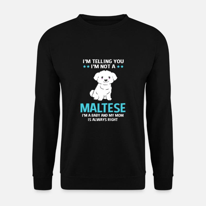 Maltese - Unisex Sweatshirt - black