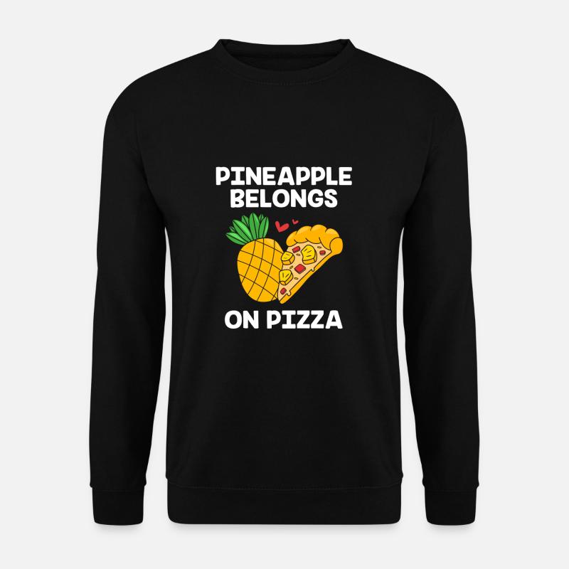 Pizza Hawaï Pizza Ananas - Sweat-shirt Unisexe - noir