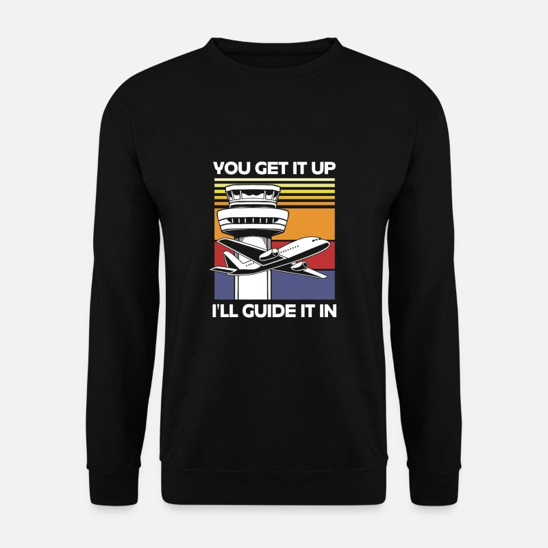 Air traffic controller - Unisex Sweatshirt - black