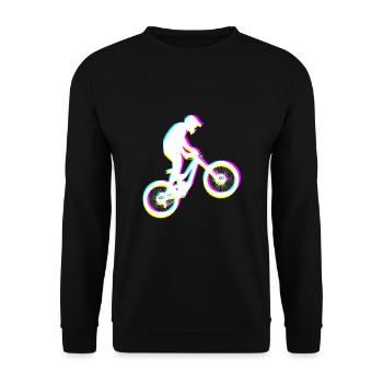 VTT VTT VTT - Sweat-shirt Unisexe - noir - Devant - Alina (178cm) & Michal (187cm)