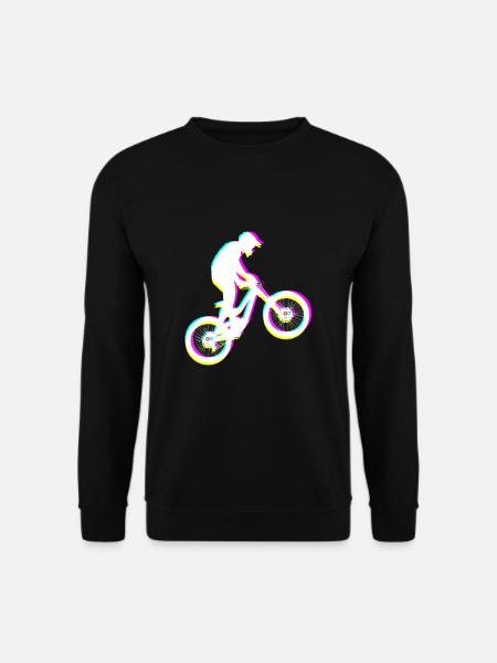 Mountain biking Mountain biking Mountain bikers - Unisex Sweatshirt - black