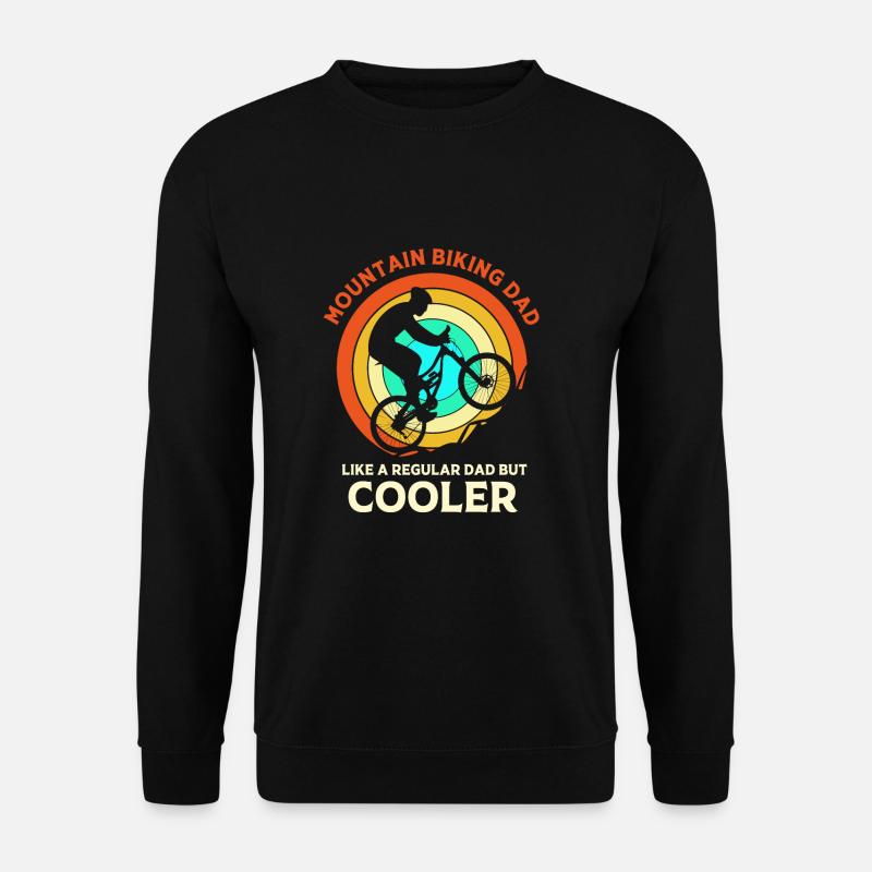 Mountainbike Mountainbiken Mountainbiker - Unisex Pullover - Schwarz