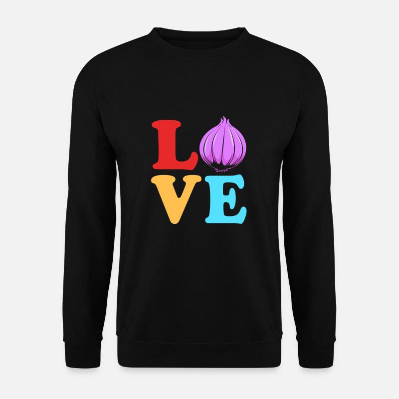 Zwiebel - Unisex Pullover - Schwarz