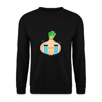 Zwiebel - Unisex Pullover - Schwarz - Vorne - Alina (178cm) & Michal (187cm)