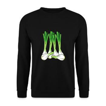 Zwiebel - Unisex Pullover - Schwarz - Vorne - Alina (178cm) & Michal (187cm)