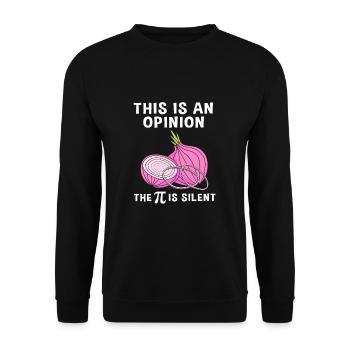 Onion - Unisex Sweatshirt - black - Front - Alina (178cm) & Michal (187cm)
