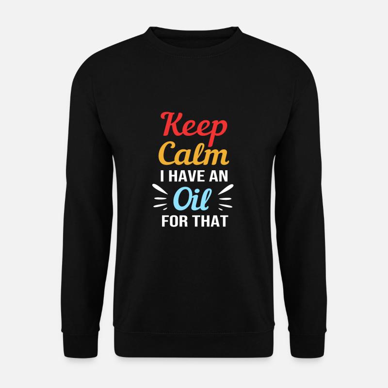Essential oil - Unisex Sweatshirt - black