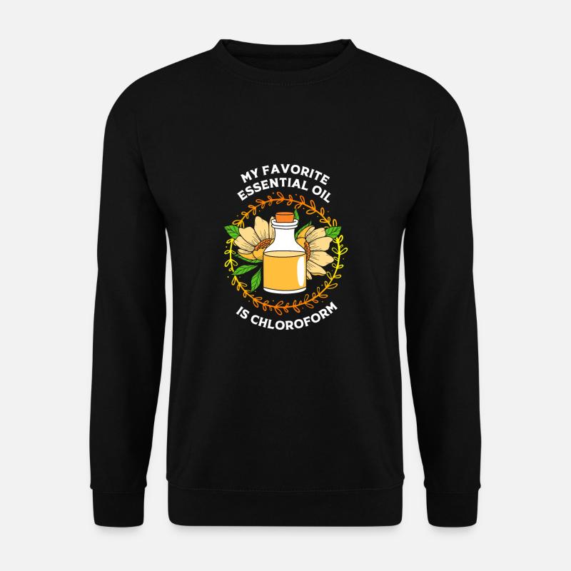 Essential oil - Unisex Sweatshirt - black