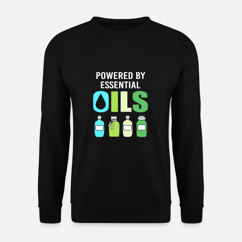 Ätherisches Öl - Unisex Pullover - Schwarz