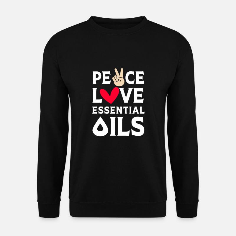 Ätherisches Öl - Unisex Pullover - Schwarz