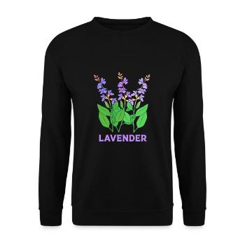 Huile essentielle - Sweat-shirt Unisexe - noir - Devant - Alina (178cm) & Michal (187cm)