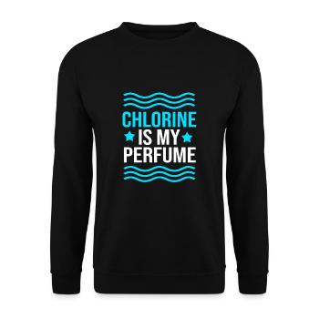 Swimming Swimmers Swimming Pool Swimming Instructors - Unisex Sweatshirt - black - Front - Alina (178cm) & Michal (187cm)