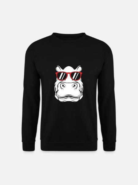 Hippopotamus - Unisex Sweatshirt - black