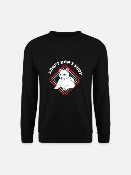 Katzenrettung Tierrechte Tierrettung Tierheim - Unisex Pullover - Schwarz