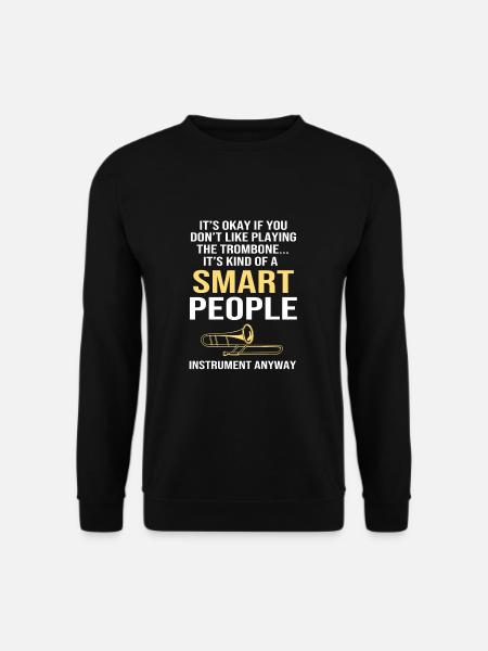 Posaune - Unisex Pullover - Schwarz