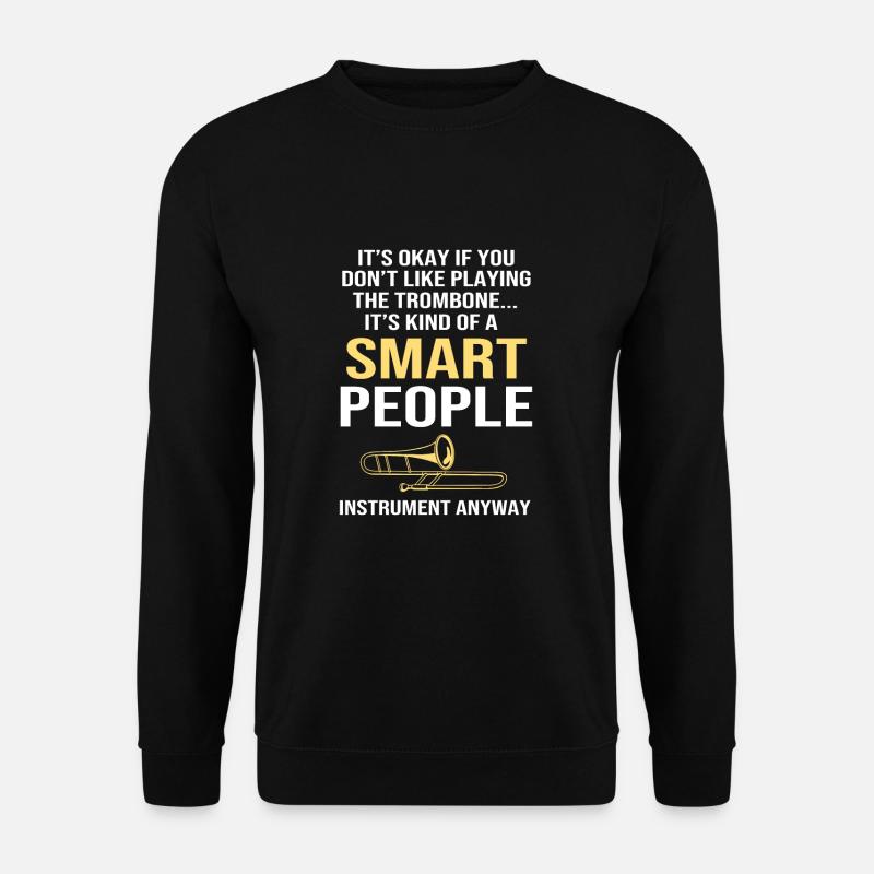 Posaune - Unisex Pullover - Schwarz
