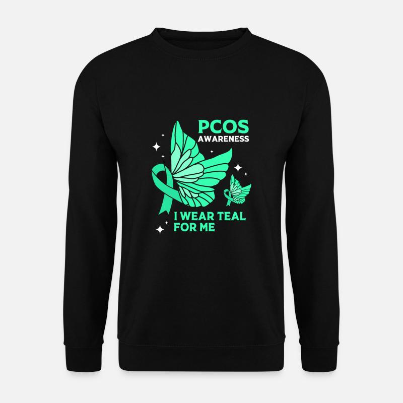 Pcos Awareness - Unisex Sweatshirt - black