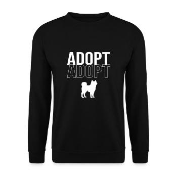 Dog Rescue Animal Rights Animal Rescue Animal Shelter - Unisex Sweatshirt - black - Front - Alina (178cm) & Michal (187cm)
