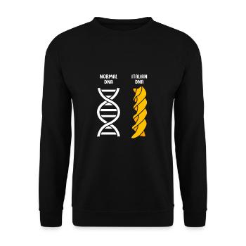 Italienisch Italia Italien - Unisex Pullover - Schwarz - Vorne - Alina (178cm) & Michal (187cm)
