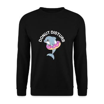 Pool Party - Unisex Pullover - Schwarz - Vorne - Alina (178cm) & Michal (187cm)