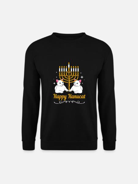Hanoucca - Sweat-shirt Unisexe - noir