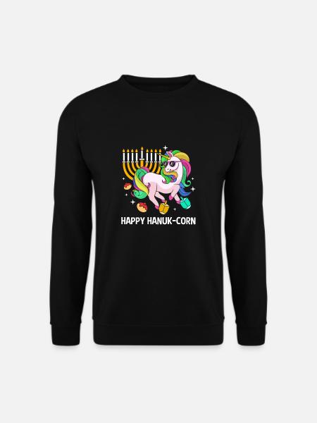 Hanoucca - Sweat-shirt Unisexe - noir